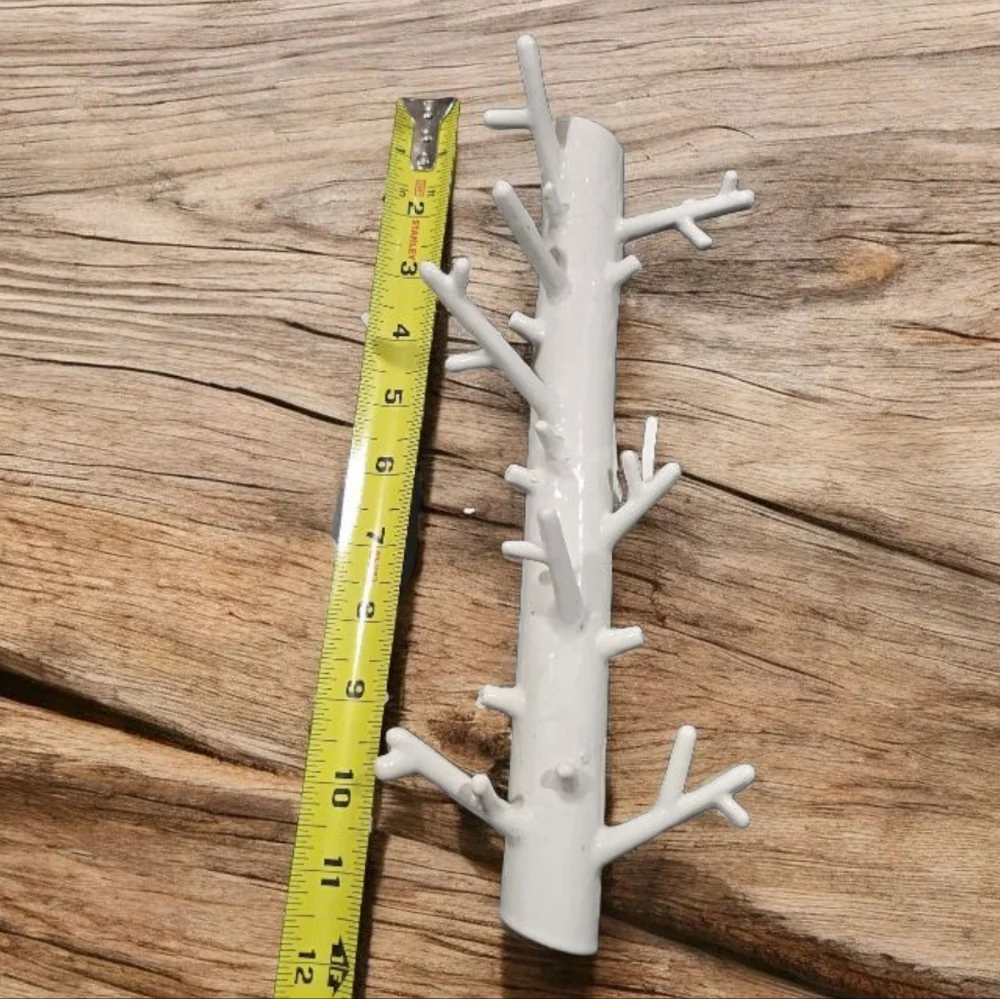 White Branch‎ Jewelery Necklace Bracelet Hat Wall Hook Holder